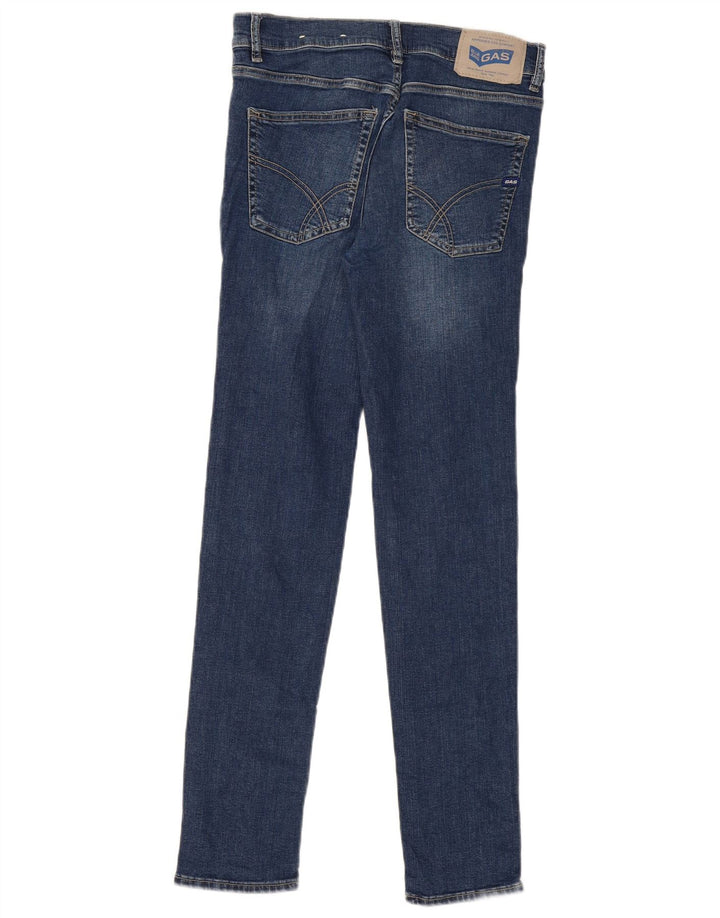 Damskie jeansy Skinny Gas W30 L32 Niebieskie