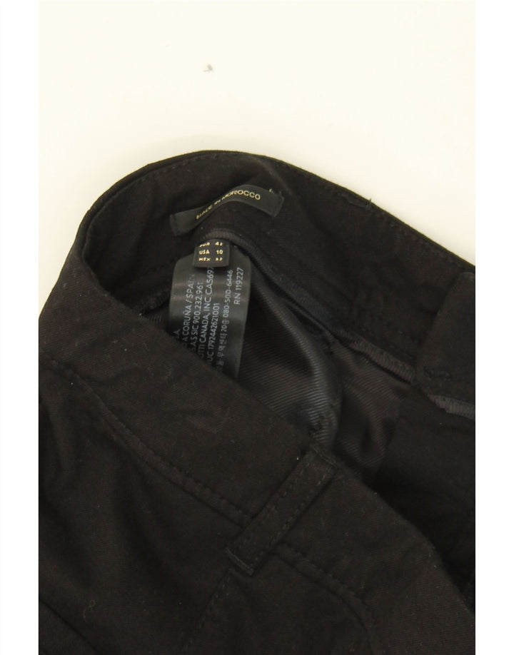 MASSIMO DUTTI Womens Bootcut Casual Trousers EU 42 Large W32 L26 Black Vintage Massimo Dutti and Second-Hand Massimo Dutti from Messina Hembry 