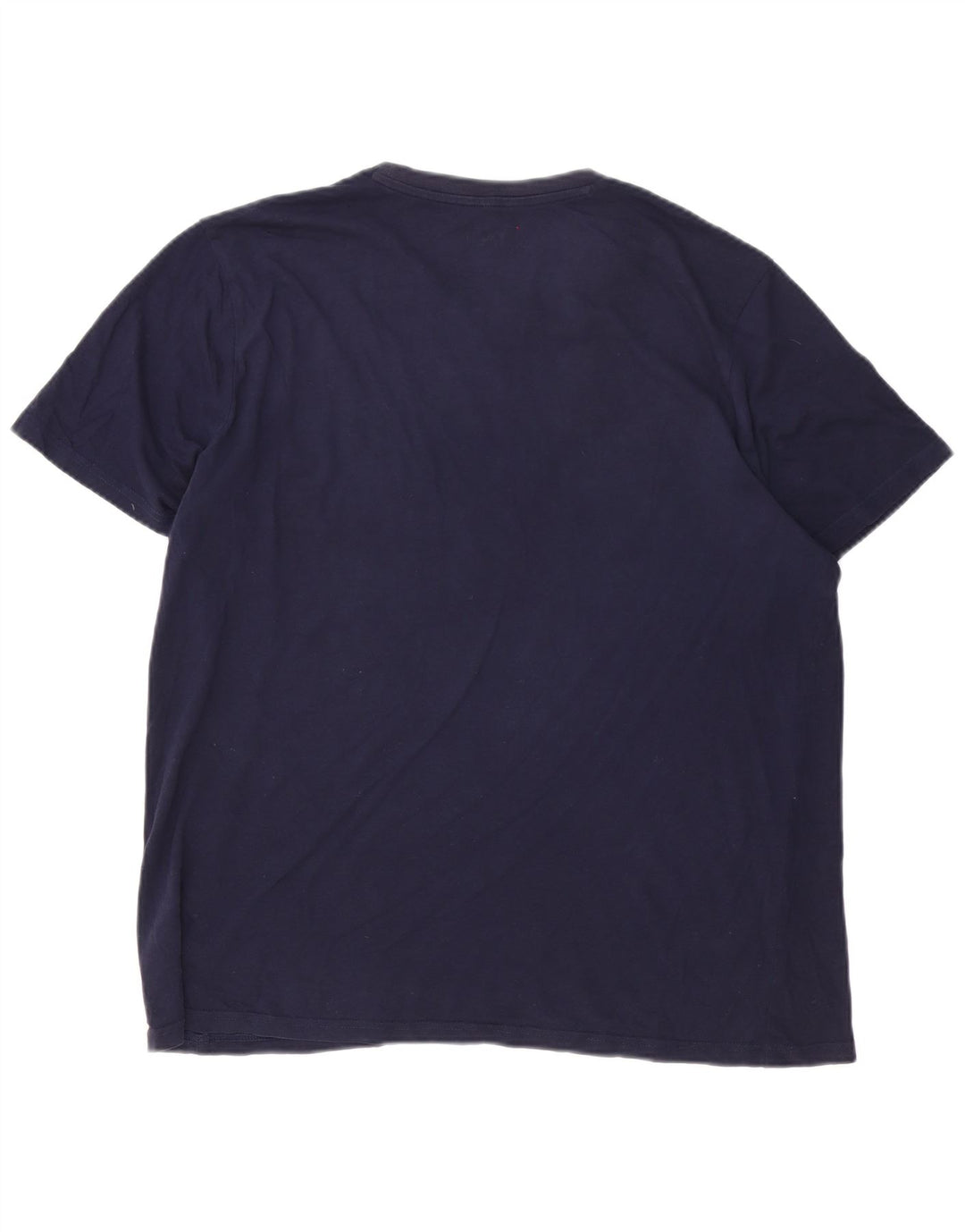 Męski T-shirt Lee o regularnym kroju z grafiką, duży, granatowy, bawełniany