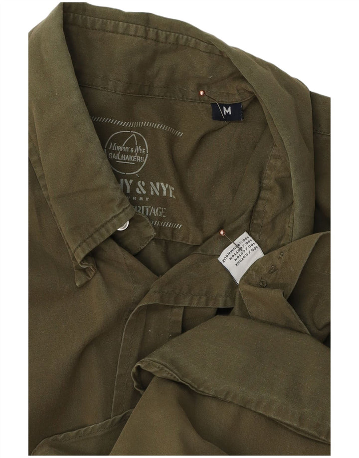 Męska koszula Murphy & Nye Heritage, średnia, bawełniana w kolorze khaki