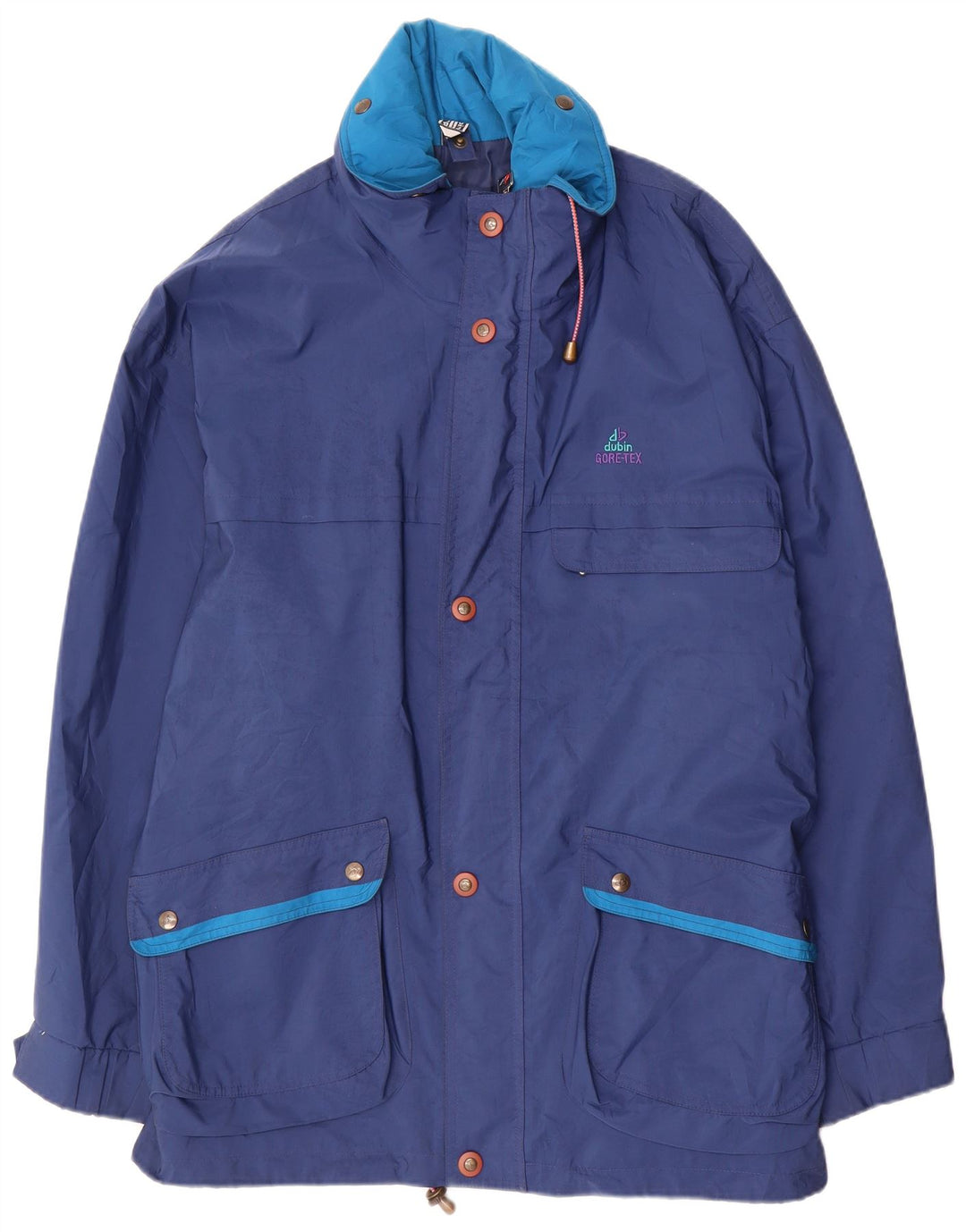 Męska wyściełana kurtka Gore-Tex Dubin IT 52 XL Niebieski poliester