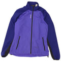 Damska kurtka dresowa Reebok Oversized UK 10, mała, fioletowa, z blokami kolorów