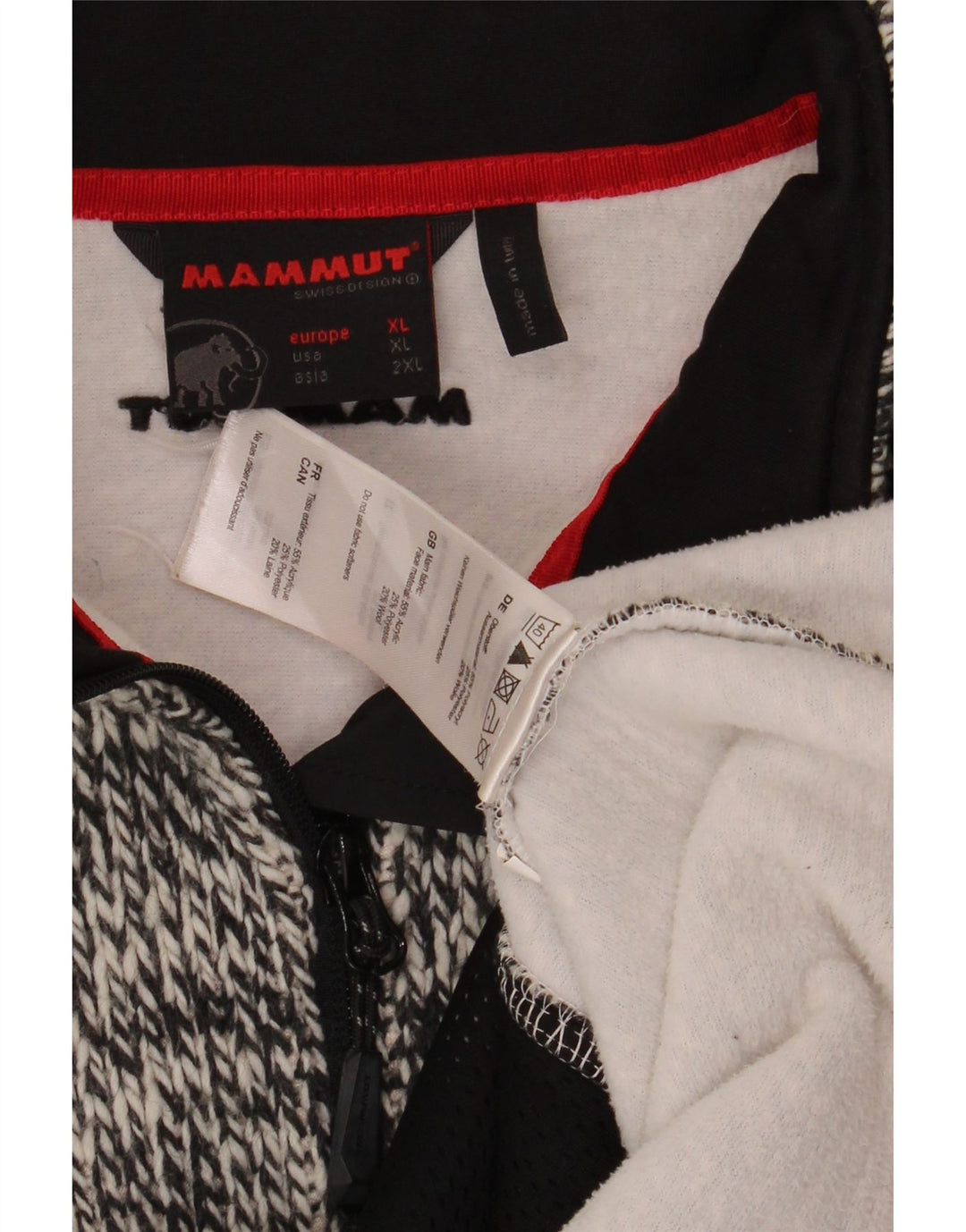 Sweter damski MAMMUT UK 18 XL, szary, nakrapiany akryl
