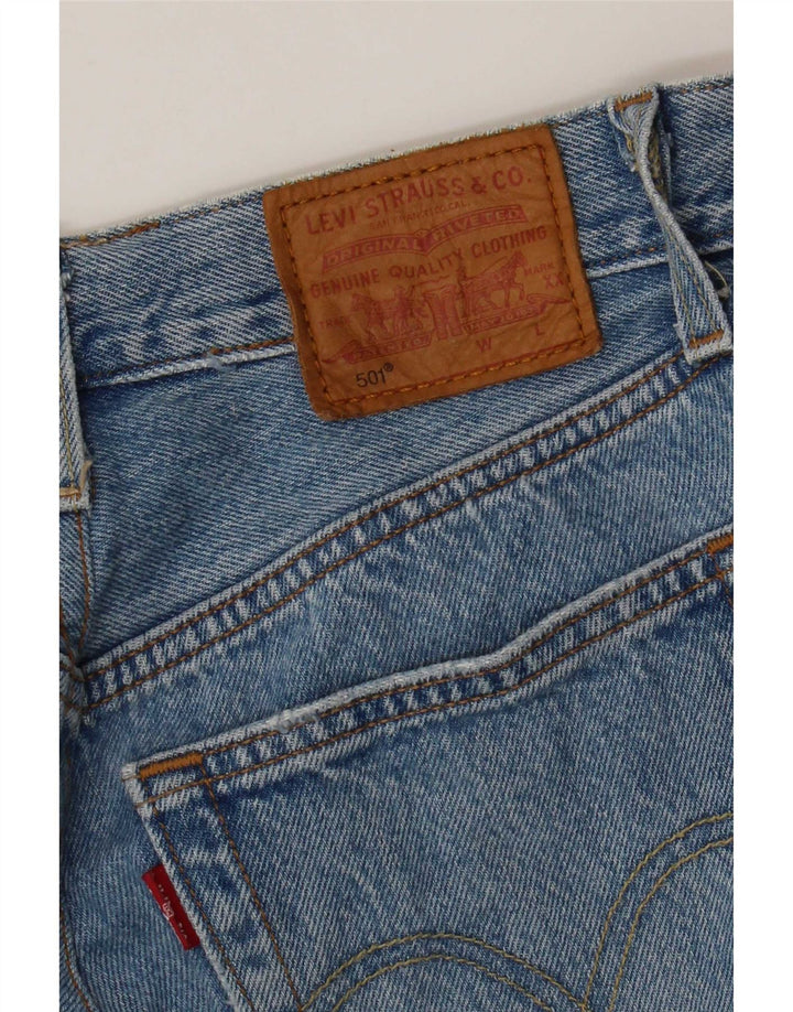 Damskie jeansy Levi's 501 w trudnej sytuacji W26 L26 Niebieskie
