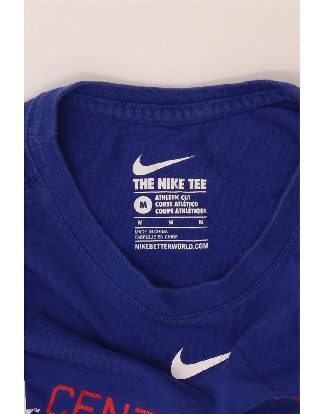 NIKE Mens Central Division Champions  2011 Graphic T-Shirt Top Medium Blue Vintage Nike and Second-Hand Nike from Messina Hembry 