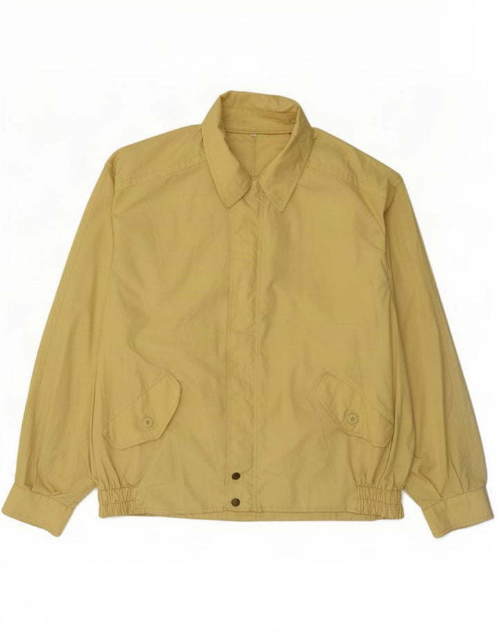 Męska kurtka Bomber Vintage UK 44 2XL Żółty Poliester