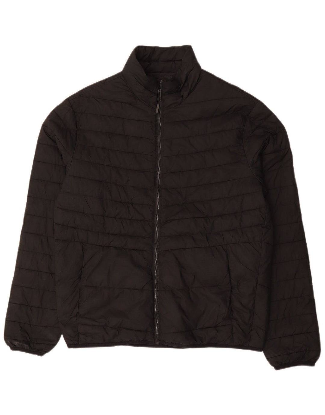 Męska ocieplana kurtka Jack & Jones UK 40, duża, czarna, poliester