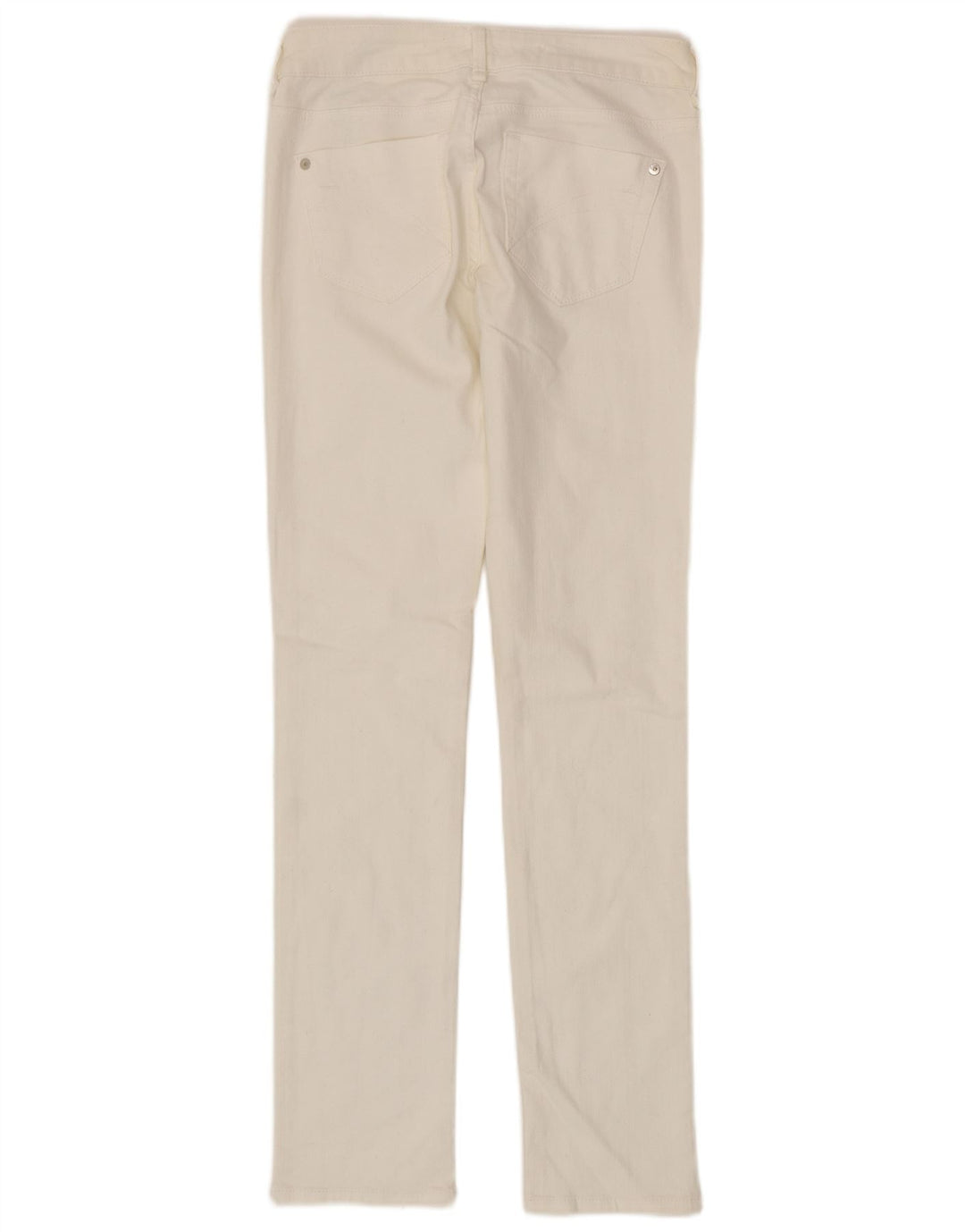 TOPSHOP Damskie jeansy slim W28 L32 Biała bawełna
