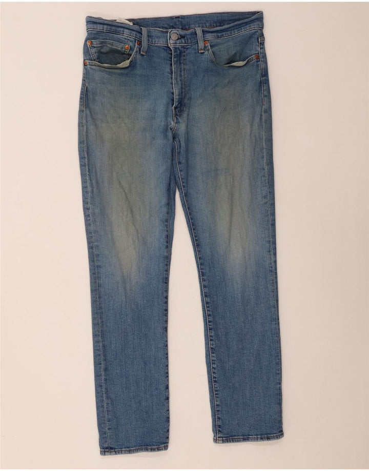 Męskie jeansy slim fit Levi's W34 L30 Niebieskie bawełniane