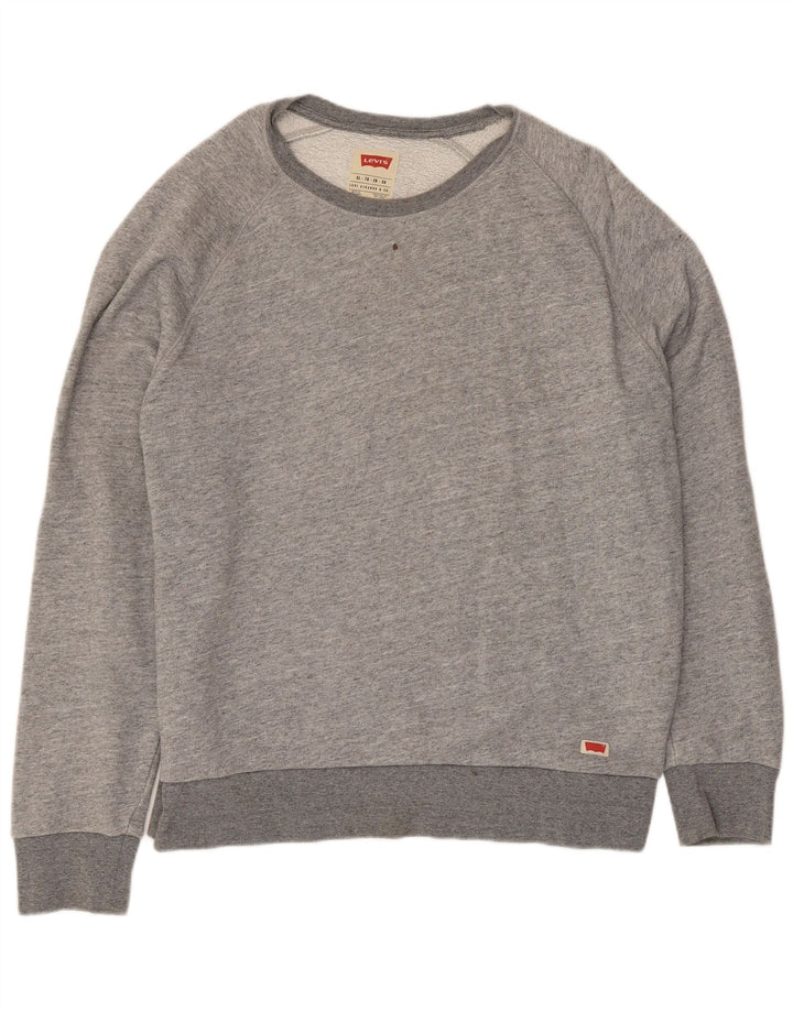 Męska bluza Levi's XL, szara, nakrapiana bawełna