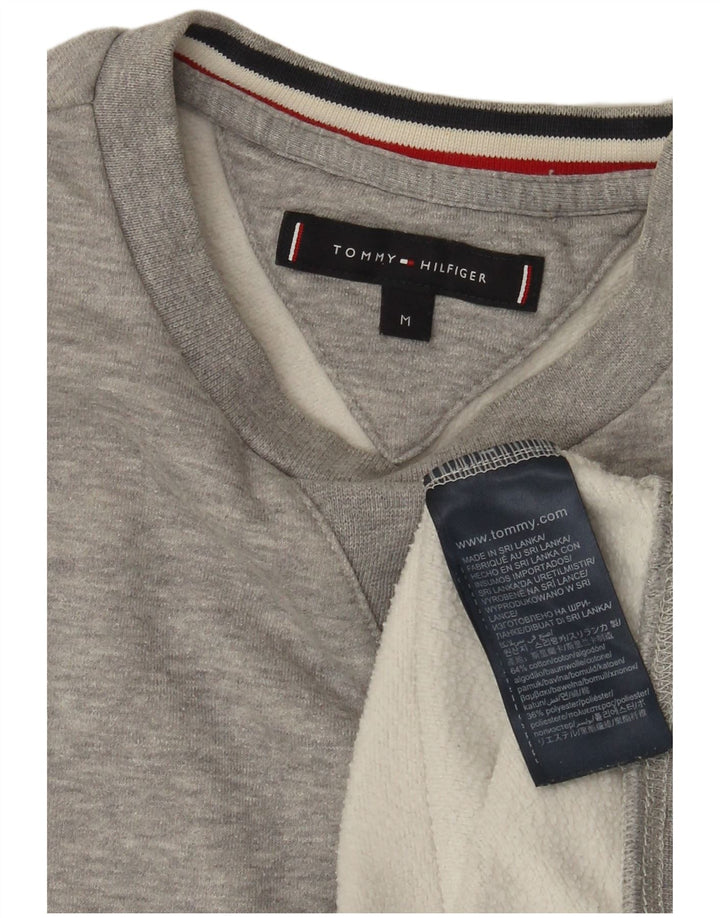 Męska bluza z grafiką Tommy Hilfiger w kolorze średnioszarym
