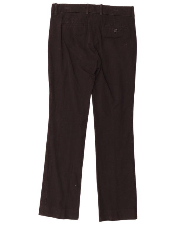 J. Crew Womens Campbell Straight Suit Trousers US 2 XS W27 L30 Black Cotton