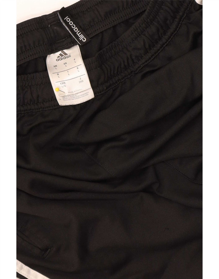 Męskie spodenki sportowe Adidas Climacool, duże, czarne, poliestrowe