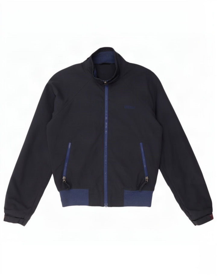 Damska kurtka bomberka oversize Woolrich UK 10, mała, granatowa, poliester