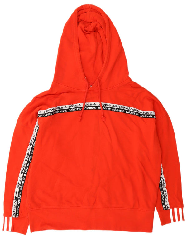 Damska bluza z kapturem Adidas Graphic UK 14 Średni pomarańczowy blok kolorów