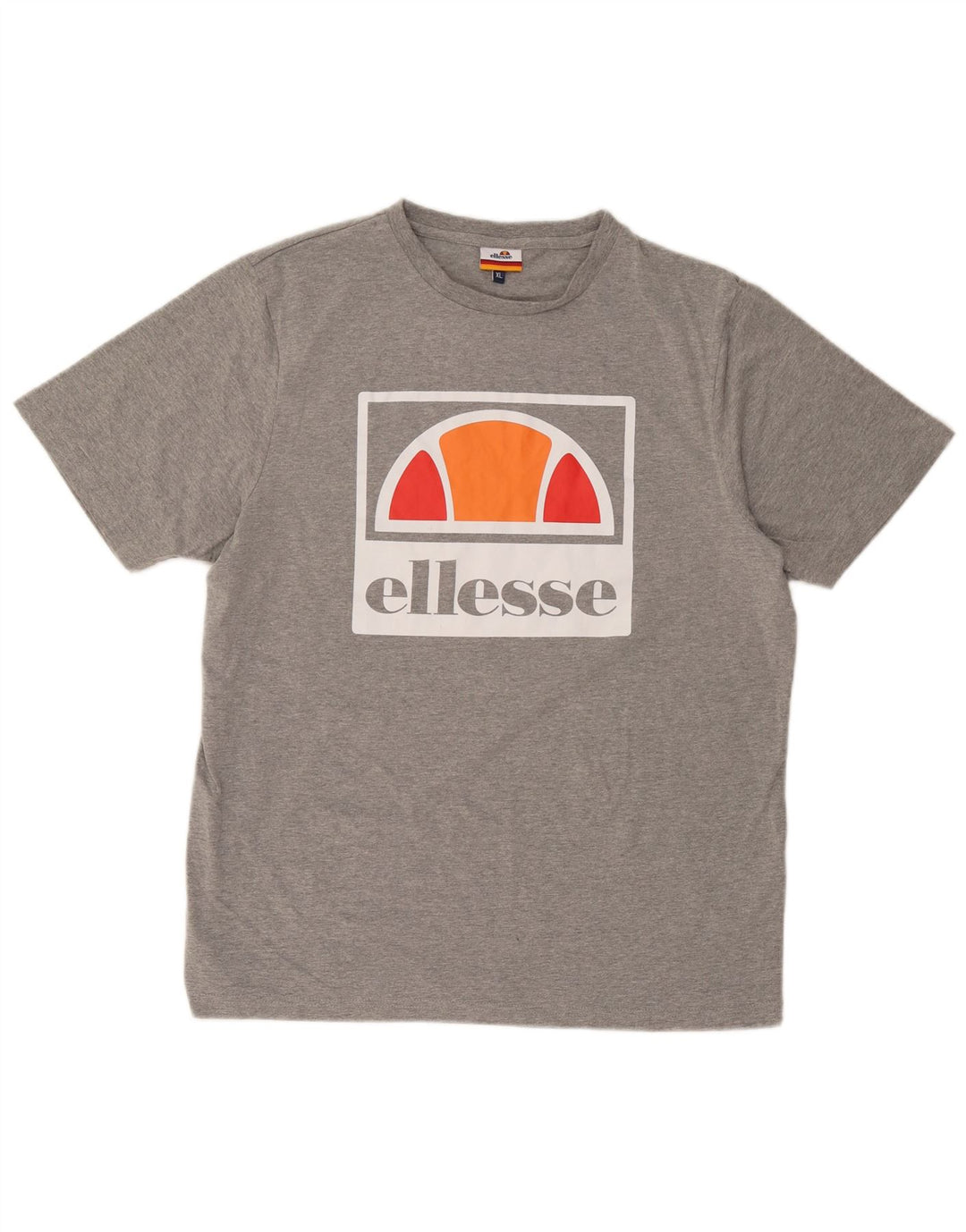 Męska koszulka z grafiką Ellesse Top XL, szara bawełna