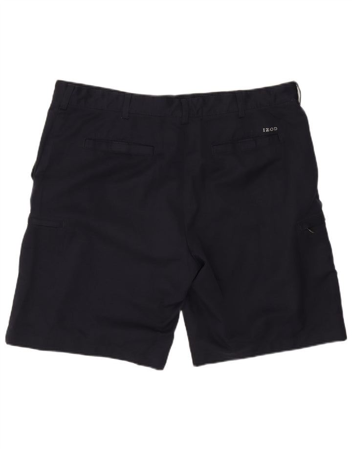 Męskie spodenki cargo Izod Classic W40 XL Granatowy poliester