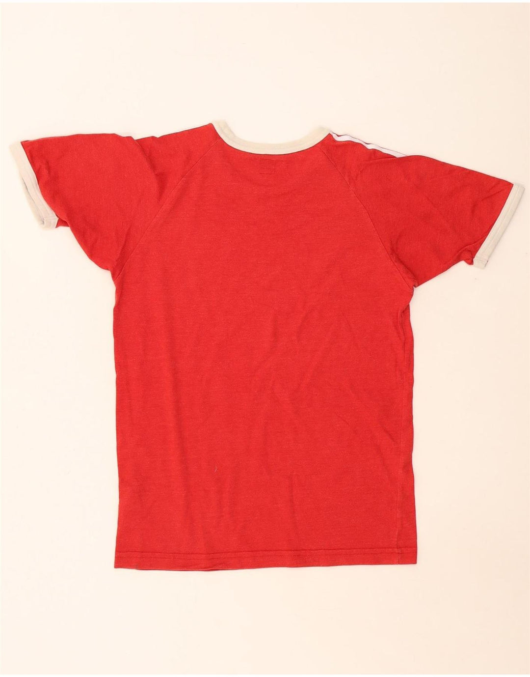 T-shirt męski ADIDAS, mały, czerwony, bawełniany