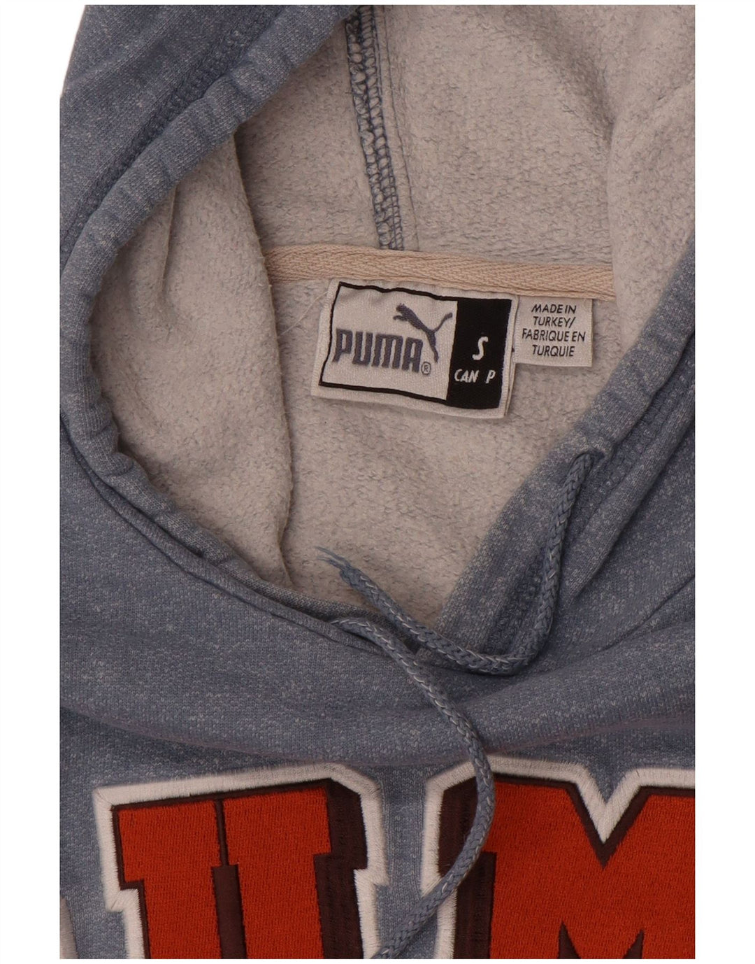 Męska bluza z kapturem Puma z grafiką, mała, szara