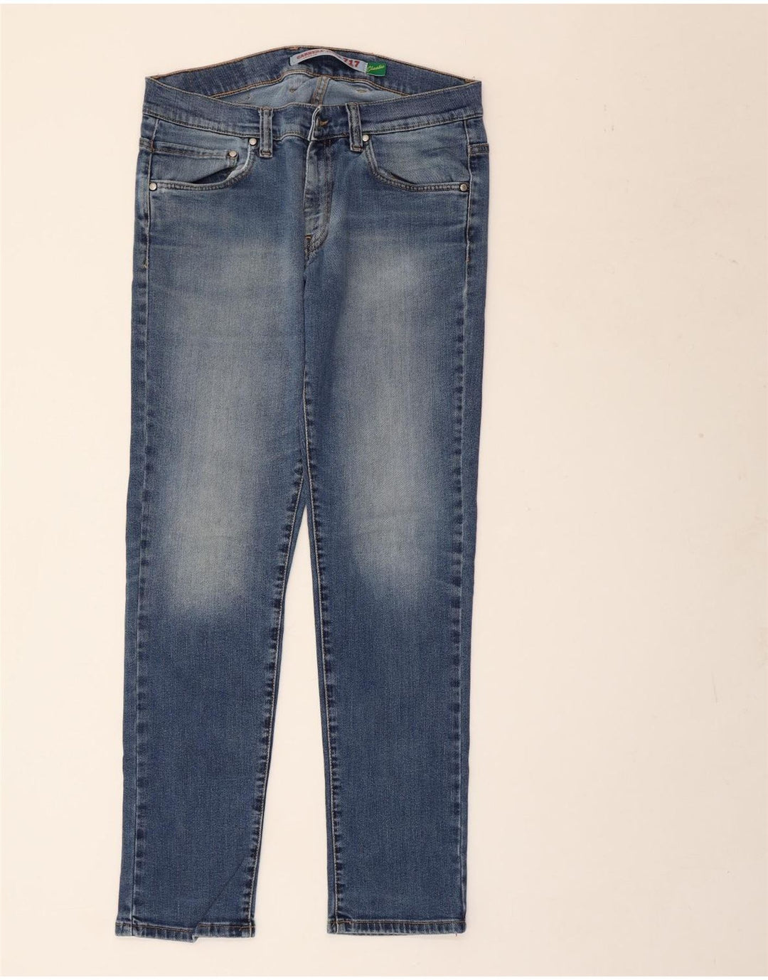 Carrera Męskie 717 Slim Jeans IT 50 Large W34 L31 Niebieska bawełna