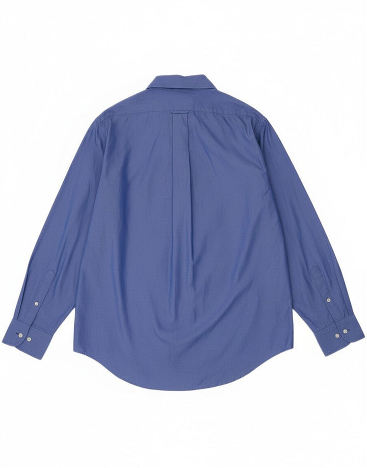 Koszula męska Izod Easy Care, rozmiar 16, 1/2, duża niebieska bawełniana