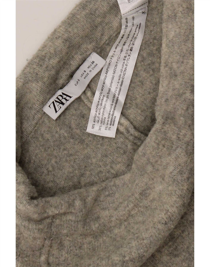 Damski zestaw 2-częściowy oversize z dzianiny Zara UK 10 Small, szary, akrylowy