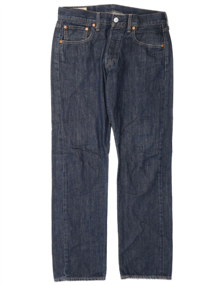 Męskie jeansy Levi's 501 Straight W31 L30 Niebieskie bawełniane