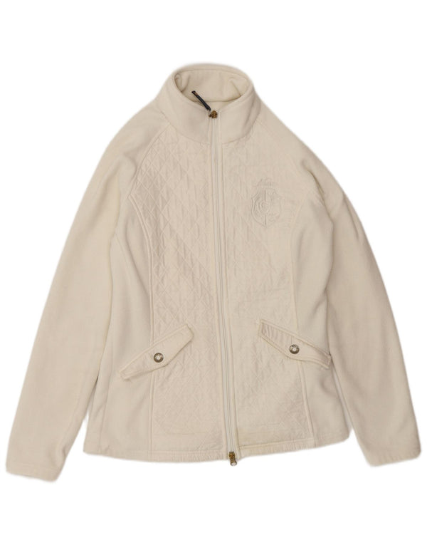 Damska kurtka polarowa Musto UK 10, mała, biała, poliestrowa