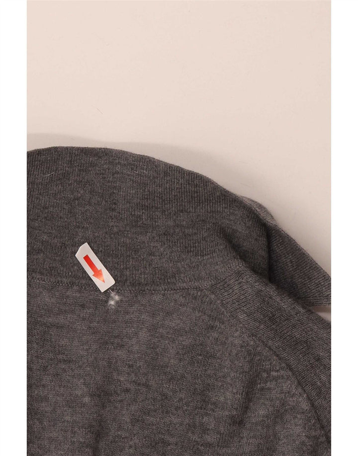 Sweter damski Zara Cardigan UK 18 XL Szara wełna