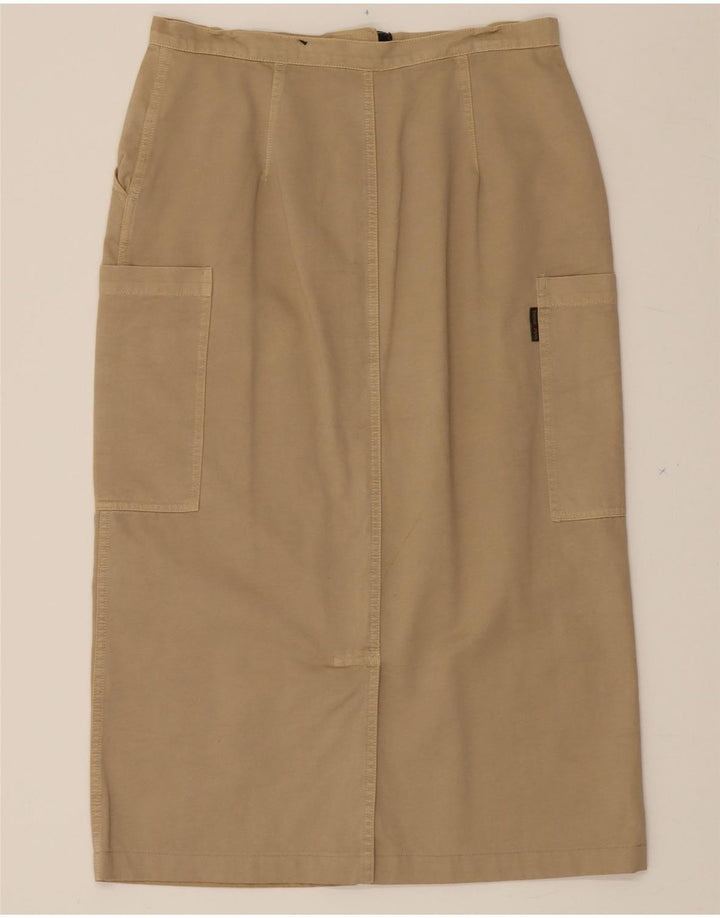 THINK PINK Womens Cargo Skirt  W30 L30 Beige Cotton Vintage Think Pink and Second-Hand Think Pink from Messina Hembry 