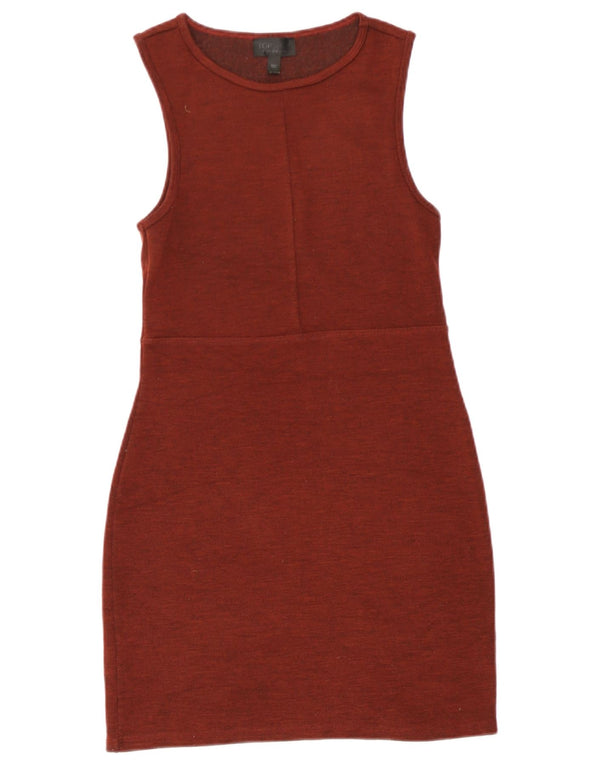 Damska sukienka bez rękawów Topshop UK 12, średni burgund, akryl
