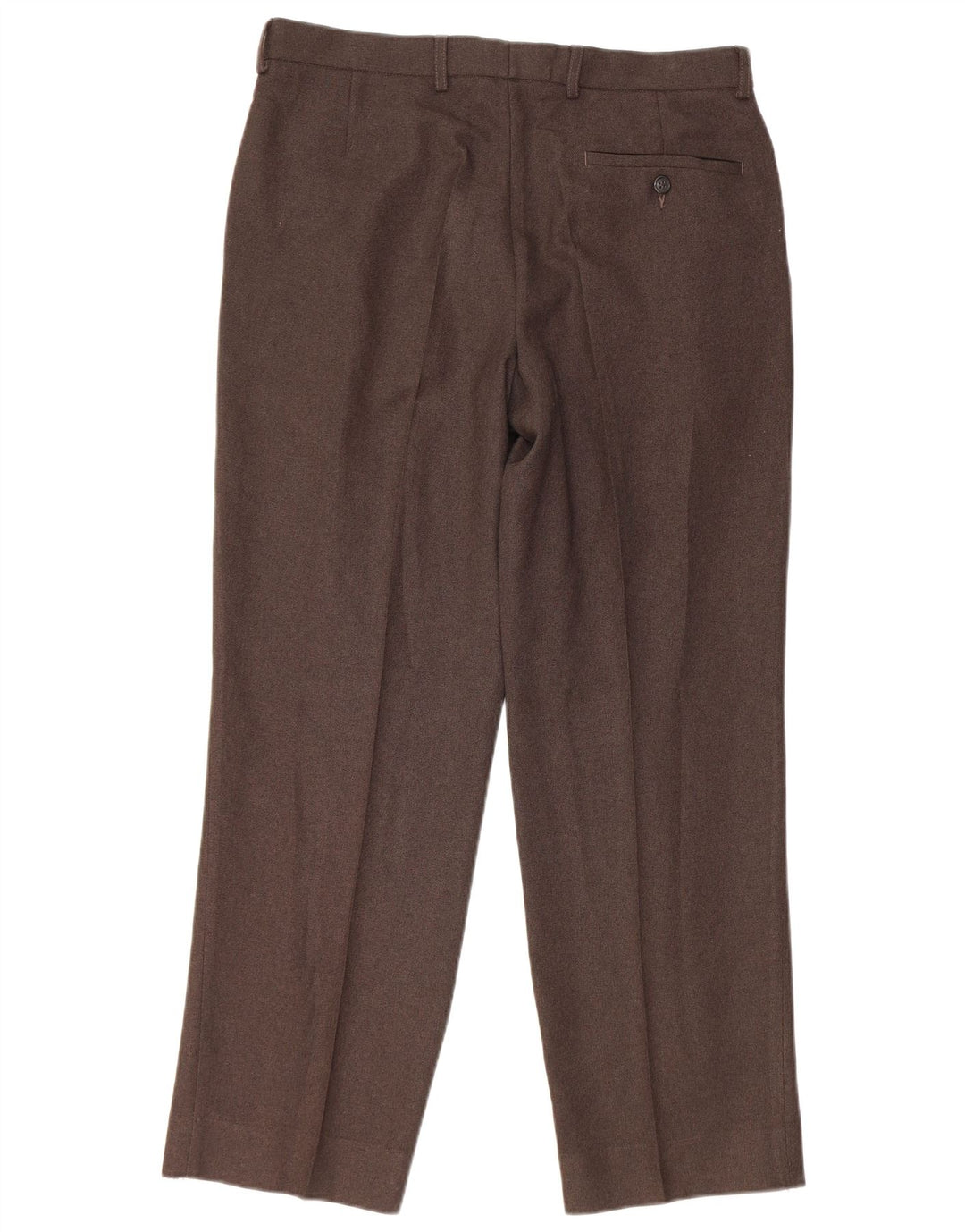 Męskie proste spodnie chino Marks & Spencer W34 L29 Brązowy poliester
