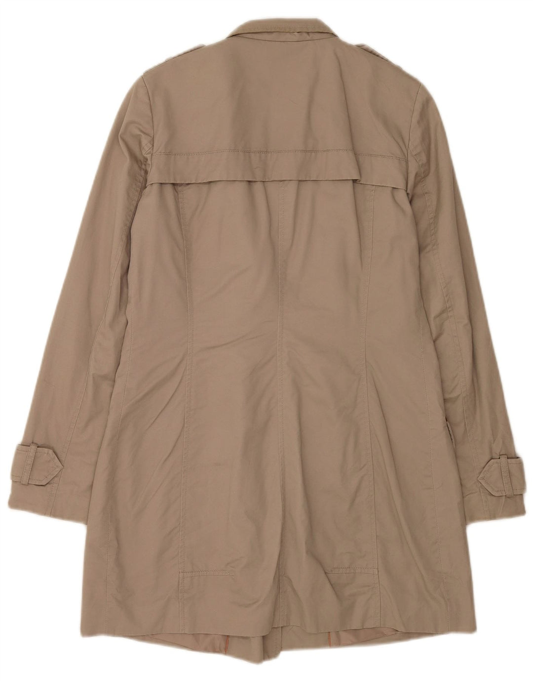 Trencz damski Zara UK 10 Small, beżowy, bawełniany