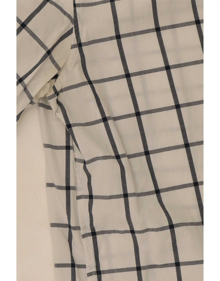Męska koszula Michael Kors Slim Fit w średnią białą kratkę
