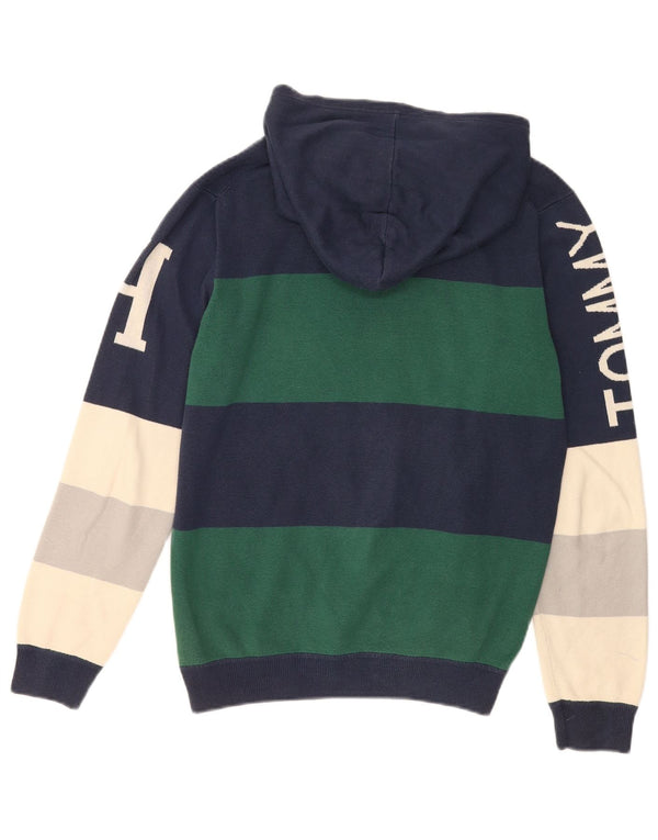 Chłopięcy sweter Tommy Hilfiger z grafiką 15-16 lat, wielokolorowy, z blokami kolorów
