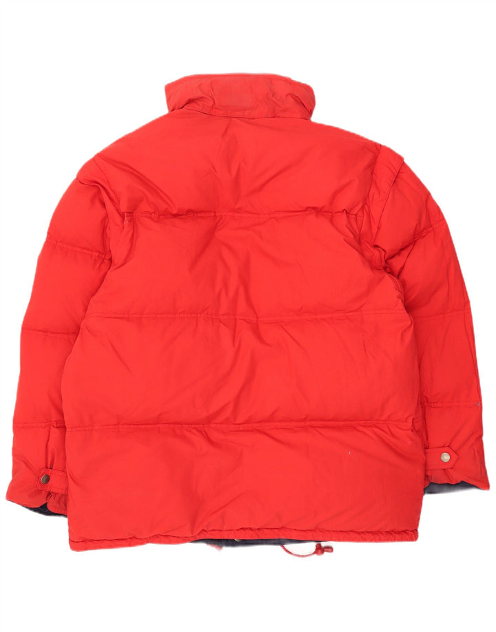 LOTTO Mens Loose Fit Reversible Padded Jacket UK 38 Medium Navy Blue