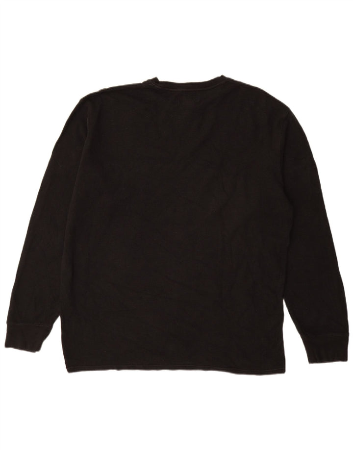 Koszulka POLO RALPH LAUREN Męska koszulka z długim rękawem, 2XL, niebieska, bawełniana