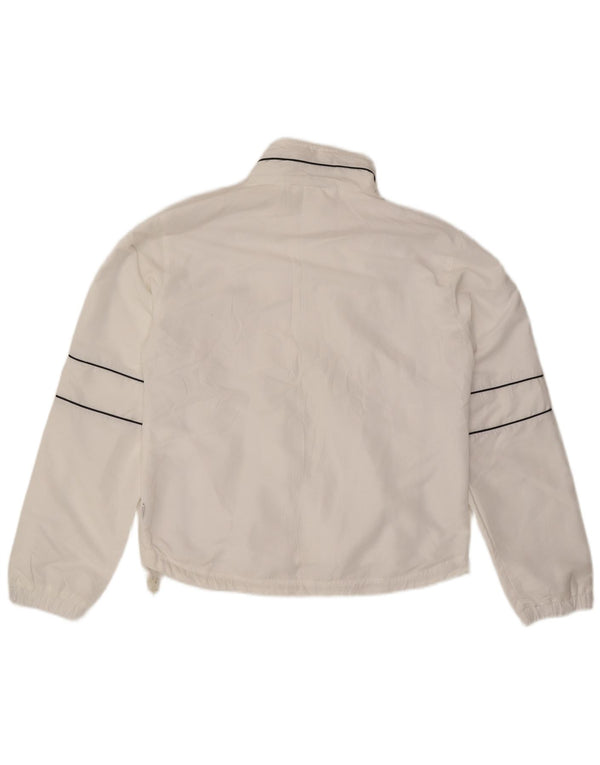 Damska kurtka dresowa Fila UK 16, duża, biała, poliestrowa