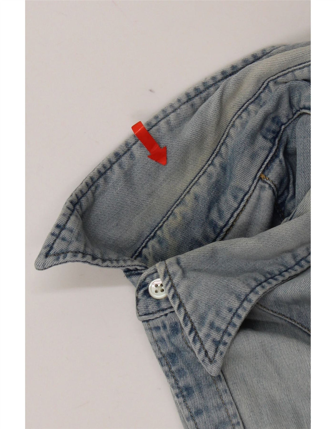 Męska koszula dżinsowa Levi's, średnia niebieska, bawełniana