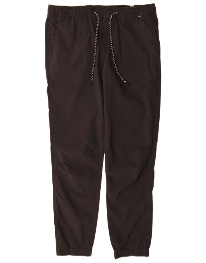 Damskie spodnie chino typu joggers Hurley Medium W32 L30 Szary nylon