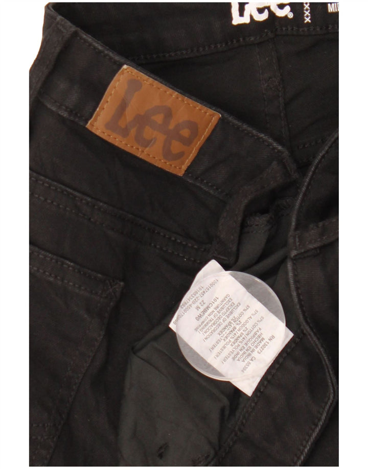 Damskie dżinsy Lee Bootcut o regularnym kroju, ze średnim stanem, US 22 3XL W44 L31, czarne