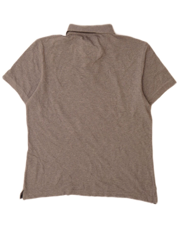 Barbour Mens Polo Shirt XL Grey Cotton