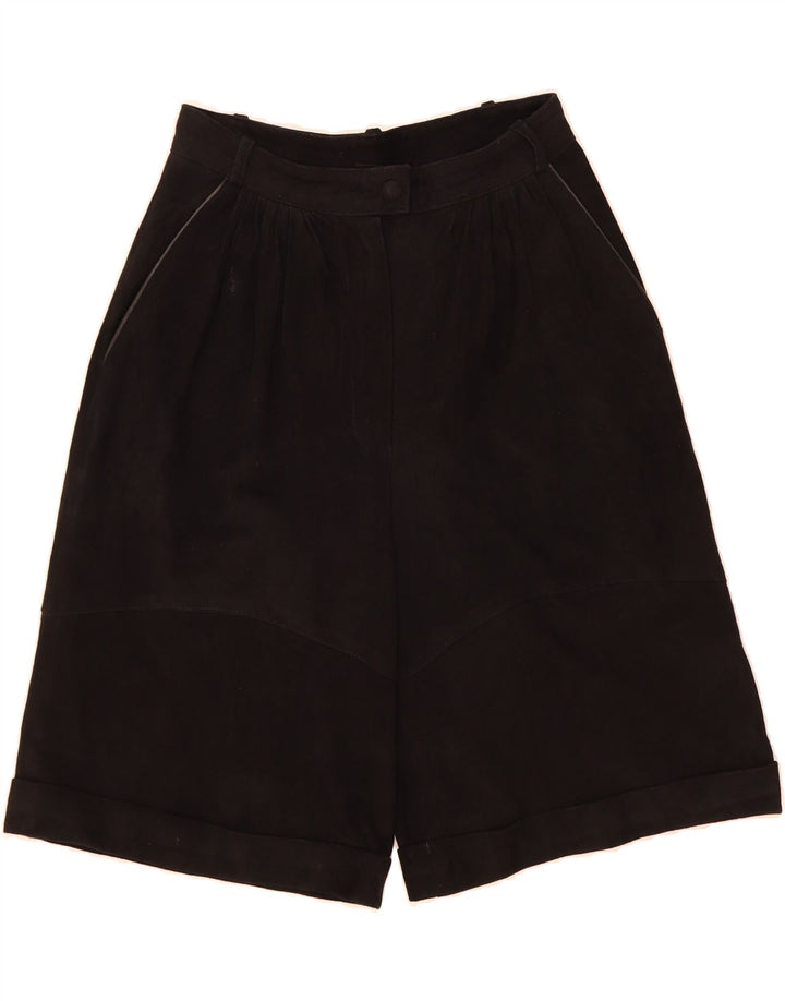 VINTAGE Womens Pegged Chino Shorts W28 Medium  Black Vintage Vintage and Second-Hand Vintage from Messina Hembry 