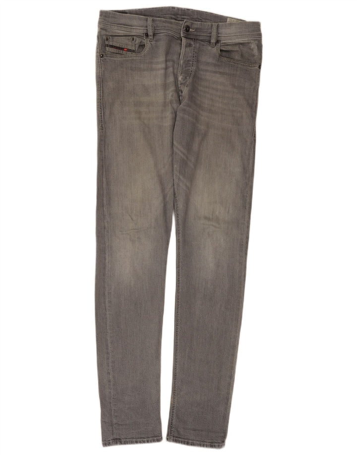 Diesel Męskie Tepphar Carrot Slim Jeans W32 L32 Szara bawełna