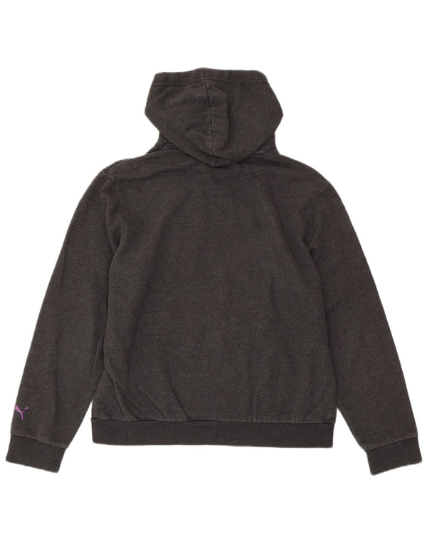 Damski sweter z kapturem i grafiką PUMA UK 14, duży, szary, bawełniany