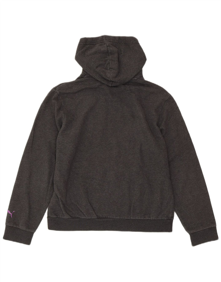 Damski sweter z kapturem i grafiką PUMA UK 14, duży, szary, bawełniany