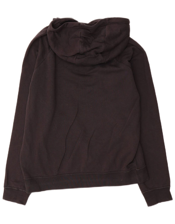 Damski sweter z kapturem Nike Graphic UK 14, średni czarny, bawełniany