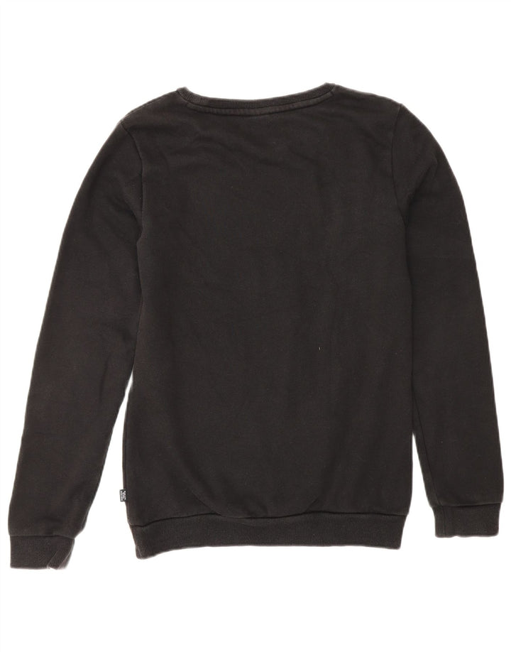 Chłopięcy sweter z grafiką PUMA, 13-14 lat, czarny, bawełniany