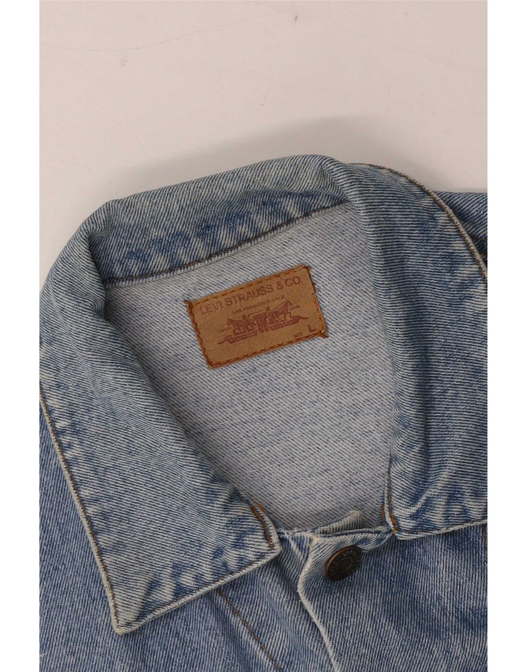 Męska kurtka dżinsowa Levi's UK 40, duża niebieska