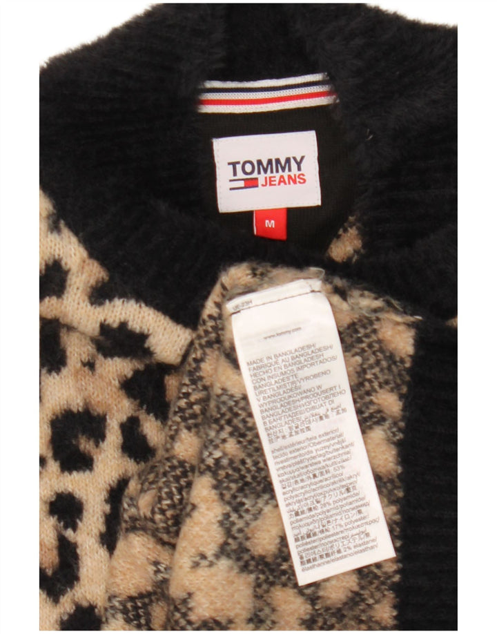 Damski sweter z golfem Tommy Hilfiger UK 14, średni brąz